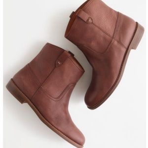 ❤️ Madewell Otis Pull-on Cognac Booties